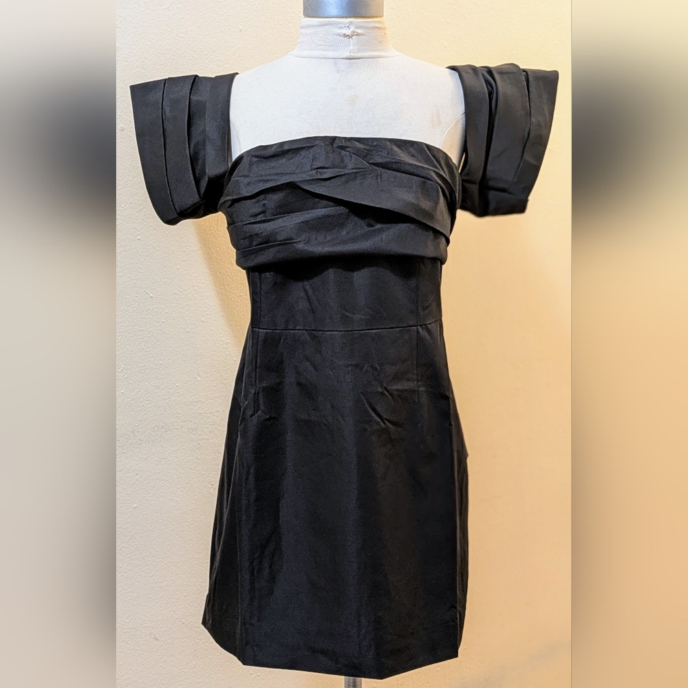 Black Lulu's off-the-shoulder mini dress (size XL)